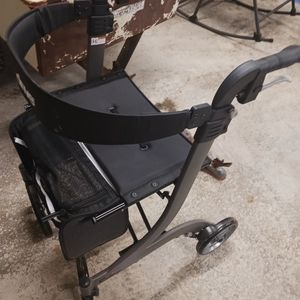 Drive Medical GV974BK-T F-22 Nitro Aluminum Rollator Walker Euro Design